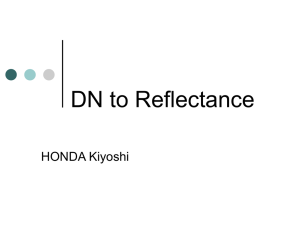 DN to Reflectance
