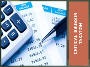 CriticalIssuesDirectTaxCAVinodJain - Ludhiana