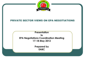 State of Play EAC-EU EPA