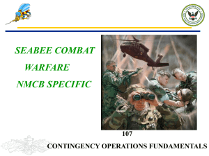 PPT: NMCB 107 Contingency Operations 2