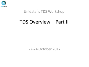 TDS Installation and Administration