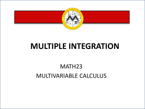 L10 Multiple Integrals