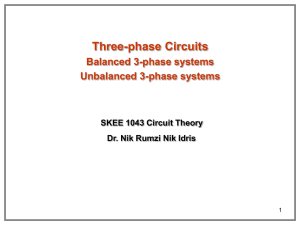 Balanced 3-phase systems