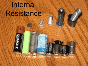 Internal Resistance