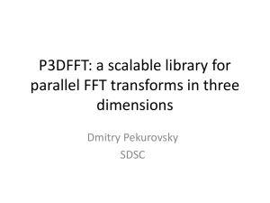 Dmitry Pekurovsky, SDSC presentation