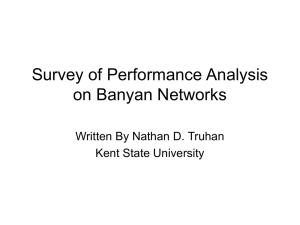 Survey of Performance Analysis of Banyan Networks