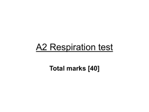 A2 Respiration test
