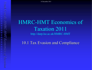 10.1 Tax evasion and compliance - DARP