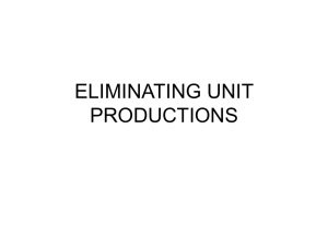 Set 26. Eliminating unit productions