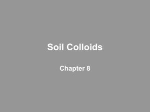 Soil Colloids