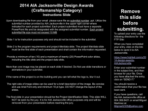 2014 AIA Jacksonville Design Awards (Craftsmanship - Site