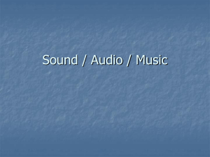 Audio/Sound/Music