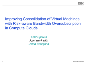 Improving Consolidation of Virtual Machines with Risk