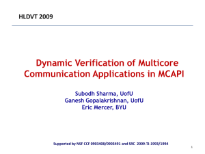 MCAPI – Multicore Communication API