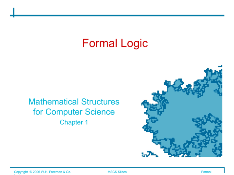 What Is Formal Logic In Computer Science