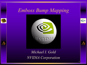 Emboss Bump Mapping