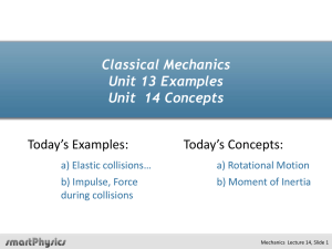 Kinetic Energy of the System