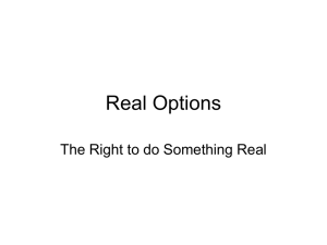 Real Options