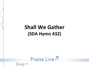 Shall We Gather Song