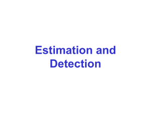 Estimation and Detection