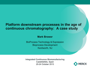 Platform downstream processes in the age of continuous