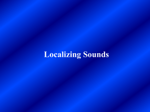 PPT: Sound Localization