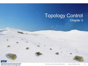 Topology Control - Distributed Computing Group