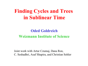 Finding Cycles and Trees in Sublinear Time