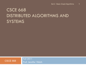 Set 2: Basic Graph Algorithms