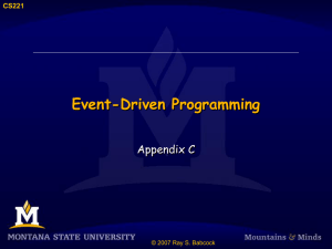 Event-Driven Programming