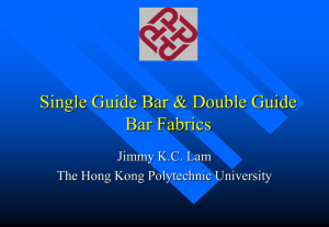 Single and Double Guide Bar Fabric