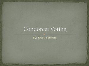 Condorcet Voting