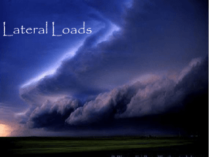 Lateral Loads (causes)