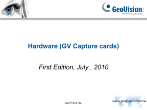 Hardware (GV Capture cards)
