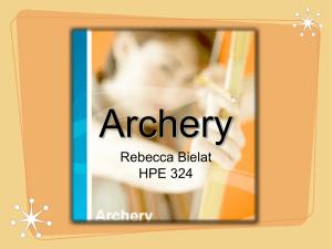Archery Powerpoint