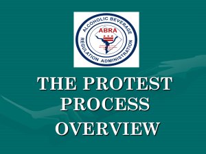protest process overview 2-23-2009