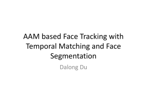AAM based Face Tracking with Temporal Matching and Face