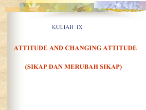 attitude change
