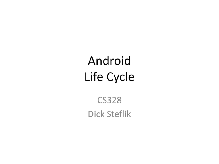 Android Life Cycle