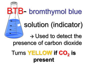 (CO 2 ) BTB solution