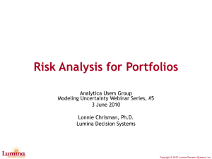 Risk Analysis for Portfolios - Analytica Wiki
