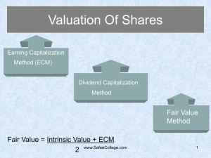 valuation-of-shares