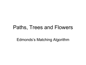 Paths, Trees and Flowers