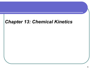 Chapter 13 - Chemistry