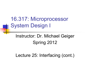 System clock, bus cycles - Michael J. Geiger, Ph.D.