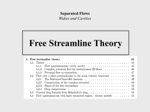 Free-Streamline Theory