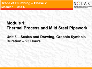 Trade of Plumbing – Phase 2 Module 1 – Unit 5