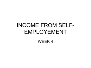 INCOME FROM SELF