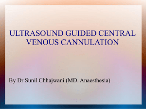 Ultrasound Guided CVC