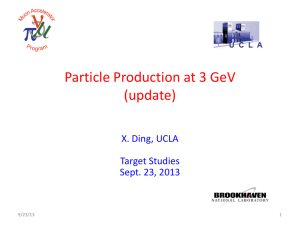 Yield/proton/GeV